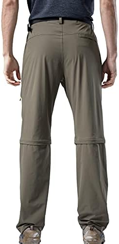 Apotemis Erkek yürüyüş pantolonu, Hızlı Kuru Hafif Açık Nefes Su Geçirmez Dağ Balıkçılık Kargo Pantolon