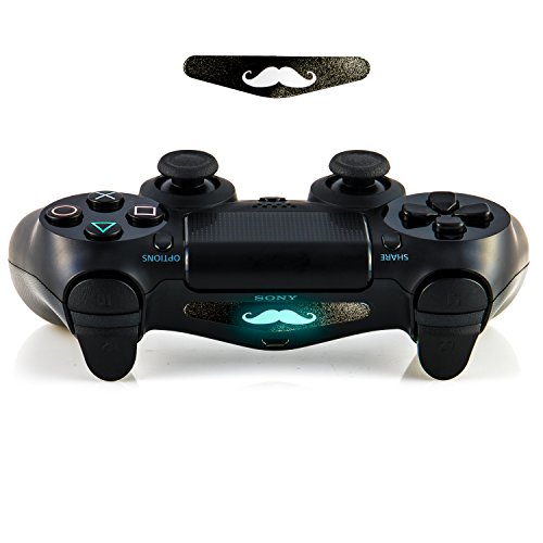 giZmoZ n gadgetZ GNG 2X LED Beyaz Batman ışık Çubuğu çıkartma Playstation 4 PS4 Denetleyici DualShock 4