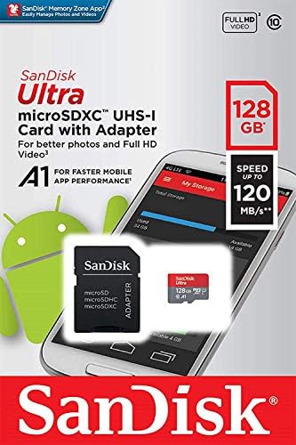 Ultra 128 GB microSDXC GoPro Hero için Çalışır MAX Artı SanFlash ve SanDisk tarafından Doğrulanmış (A1/C10/U1/8 k / 120MBs)