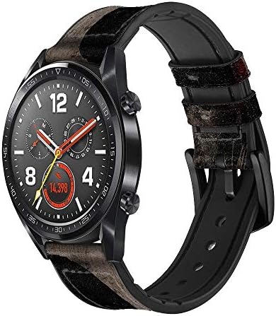 CA0796 Boks Deri ve Silikon akıllı saat Band Kayışı Kol Saati Smartwatch akıllı saat Boyutu (22mm)