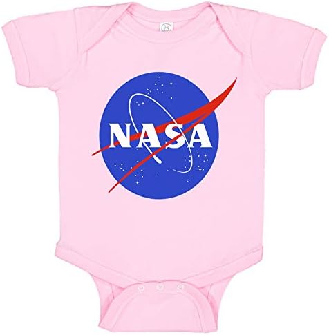 NASA Köfte Logo Uzay Keşif Ay Pamuk Bebek BodySuit Romper Onesie