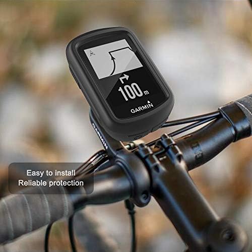 TUSİTA Kılıf ile Uyumlu Garmin Kenar 130 / Kenar 130 Artı GPS-Silikon Koruyucu Kapak Cilt-GPS Bisiklet Bilgisayar Aksesuarları