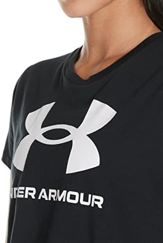 Zırh altında kadın canlı Sportstyle grafik kısa kollu mürettebat boyun T-shirt