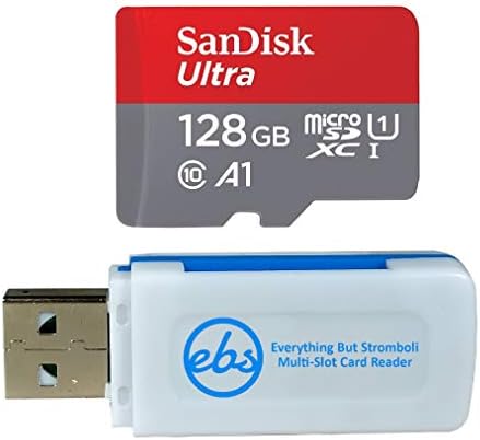SanDisk 128 GB SDXC Mikro Ultra Hafıza Kartı Paketi Motorola Moto G6 ile Çalışır, G6 Oynamak, G6 Artı, G6+ (SDSQUAR-128G-GN6MN)