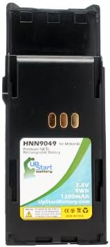 Motorola HNN9049 Pil için Klip ile Motorola P1225 LS İki Yönlü Radyo Pil (1200 mAh, 7.5 V, Nİ-CD)