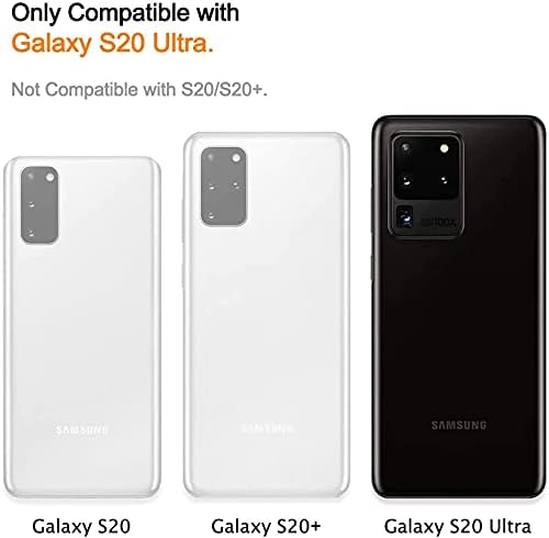 MOSNOVO Galaxy S20 Ultra Kılıf, Samsung S20 Ultra Kılıf, Çita İnce Şeffaf Kılıf ile Kadın Kız Erkek Tasarım Darbeye Dayanıklı