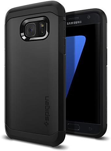 Samsung Galaxy S7 Kılıfı için Tasarlanan Spigen Sert Zırh () - Siyah