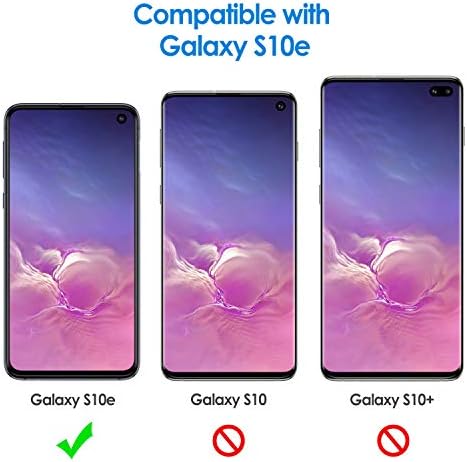 Samsung Galaxy S10e ile Uyumlu JETech Slim Fit Kılıf, Şok Emici ve Karbon Fiber Tasarımlı İnce Telefon Kapağı (Siyah)