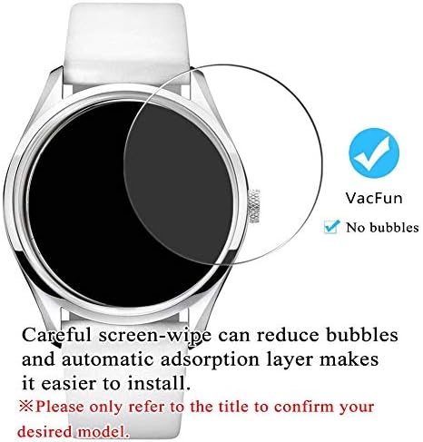 [3 Paket] Synvy Temperli Cam Ekran Koruyucu, OMEGA 2509.77 9H Film Smartwatch akıllı saat Koruyucuları ile uyumlu