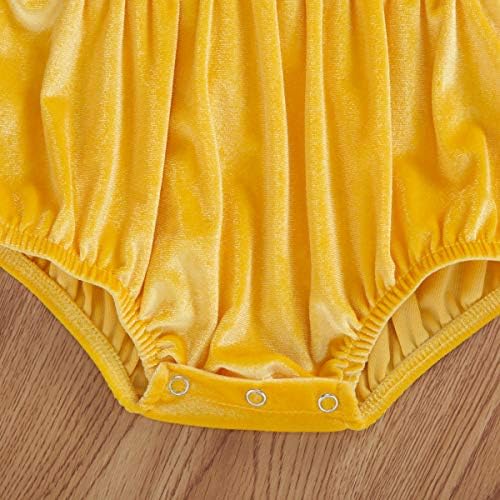Tababobyto Yenidoğan Erkek Bebek Kız Giysileri Kadife Fırfır Romper Bodysuit Tek Parça Güz Kış Sıcak Kıyafetler Pijama