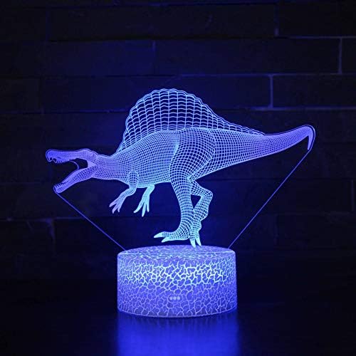 SZG 3D Yaratıcı Dinozor Tema masa Lambası 2 Dokunmadan LED gece ışık Ev Odası Gökkuşağı At Lampen Dekorasyon Yaratıcı masa lambaları