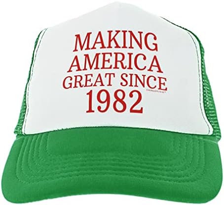 Bu giyim 40th Doğum Günü Hediyeleri Yapma Amerika 1982 Yılından Bu Yana Büyük Siyasi Şapka Cumhuriyetçi Hediyeler MAGA kamyon